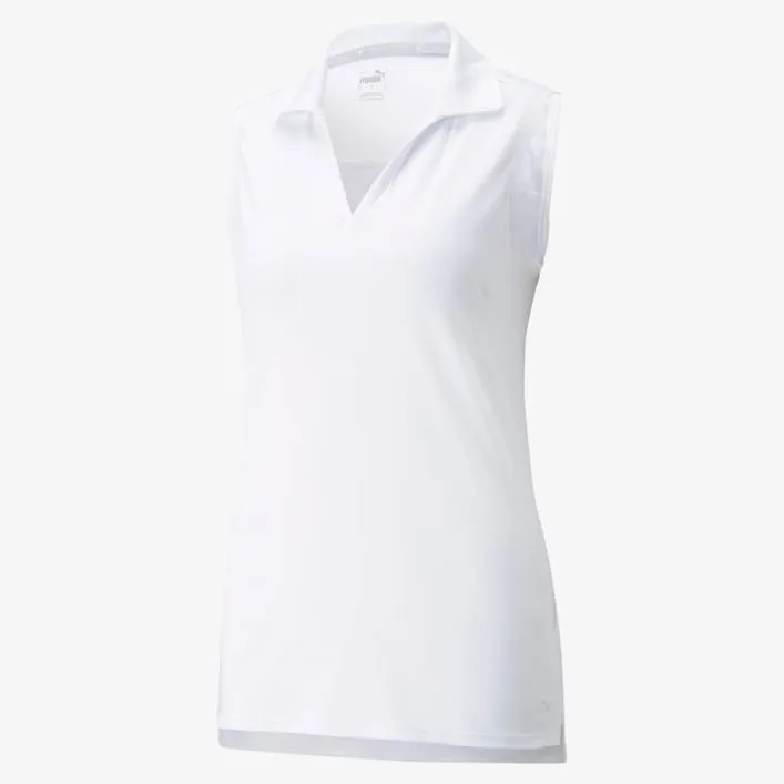 Puma Women's CLOUDSPUN Coast Sleeveless Golf Polo