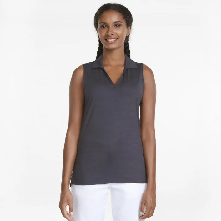 Puma Women's CLOUDSPUN Coast Sleeveless Golf Polo