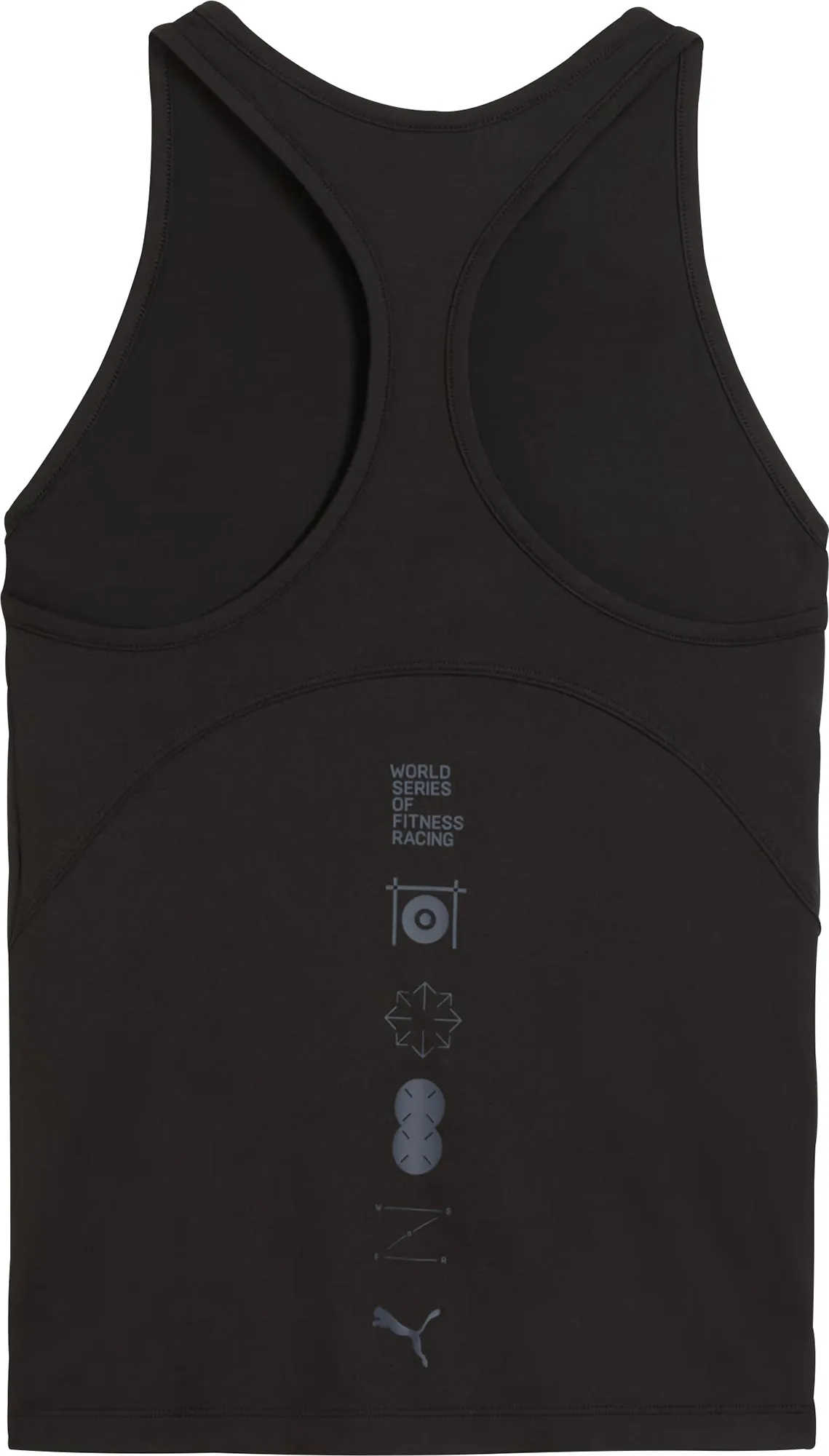 Puma X HYROX Cloudspun Racer Back Womens Training Vest Tank Top - Black
