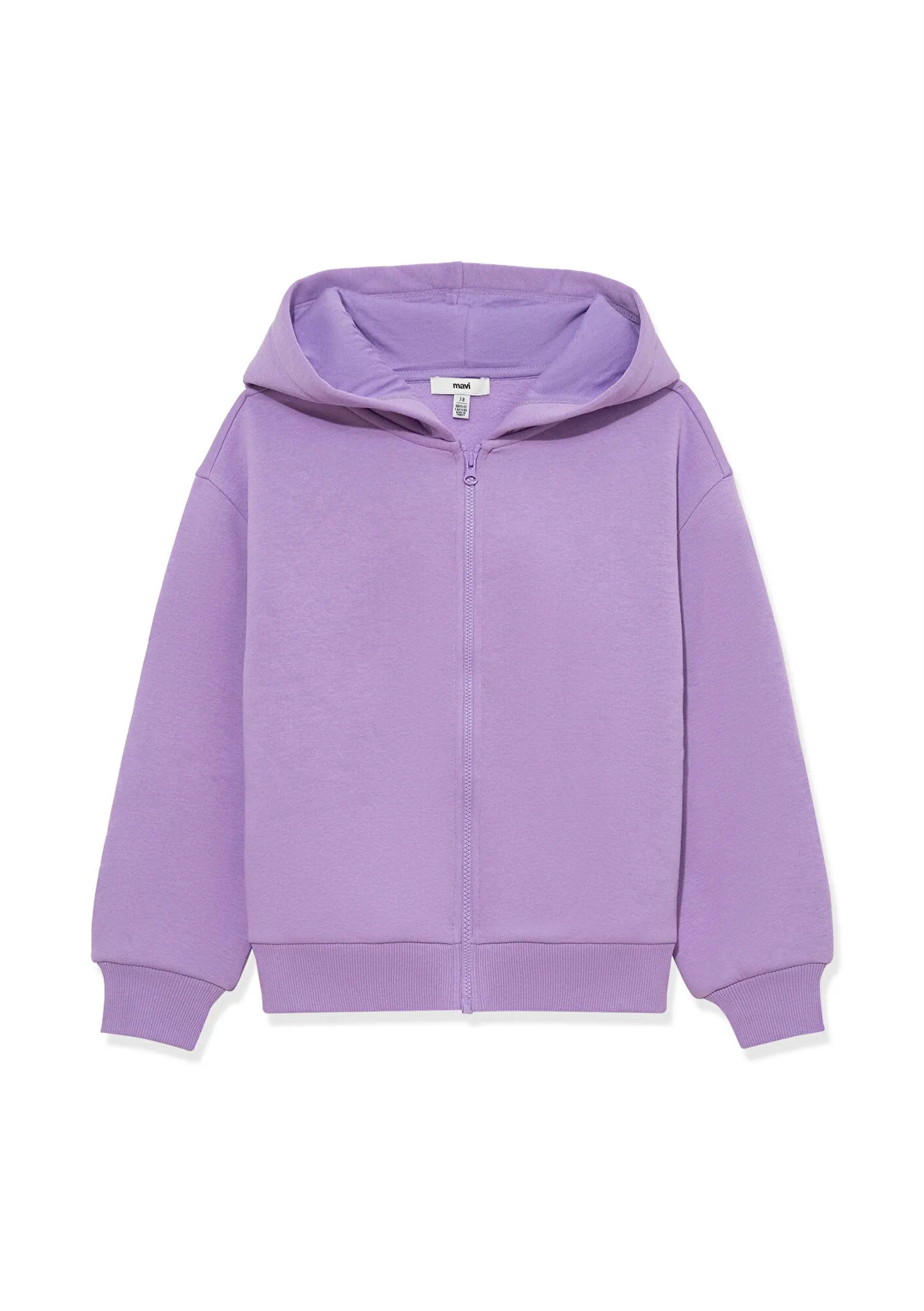 Purple Zip Up Sweatshirt