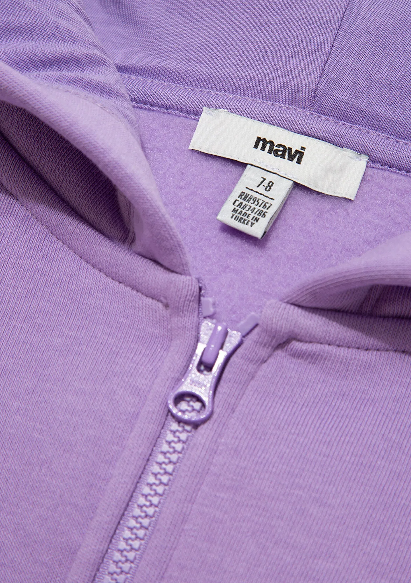 Purple Zip Up Sweatshirt