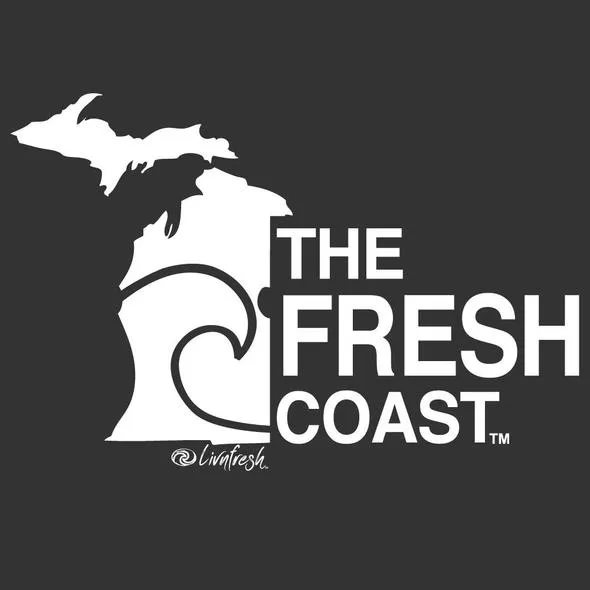 "Fresh Coast" Relaxed Fit Angel Fleece Full Zip Unisex Hoodie