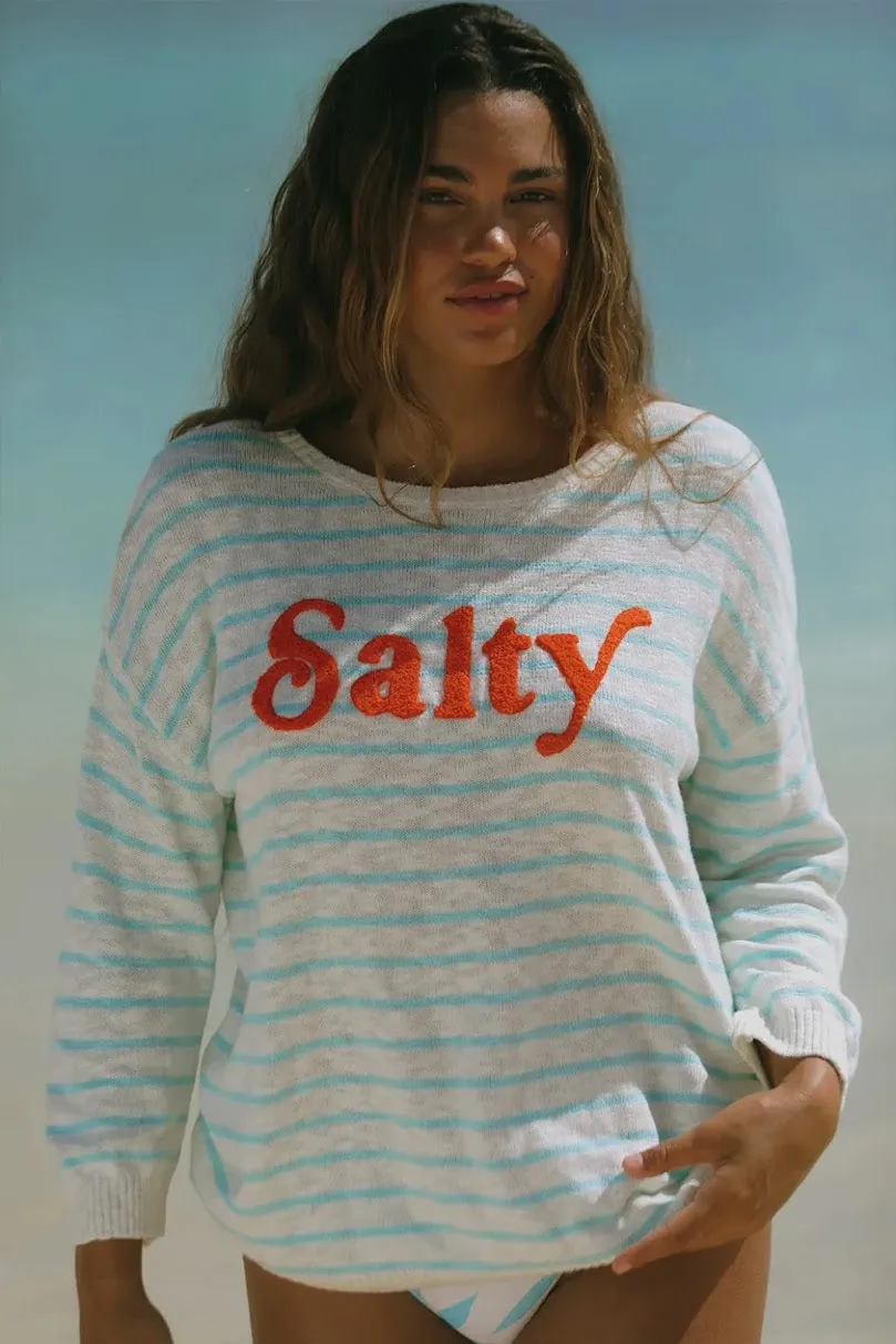 "Salty" Sweater - Oasis