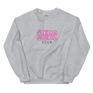 "Stella Social Club" Bubble Crewneck (light)