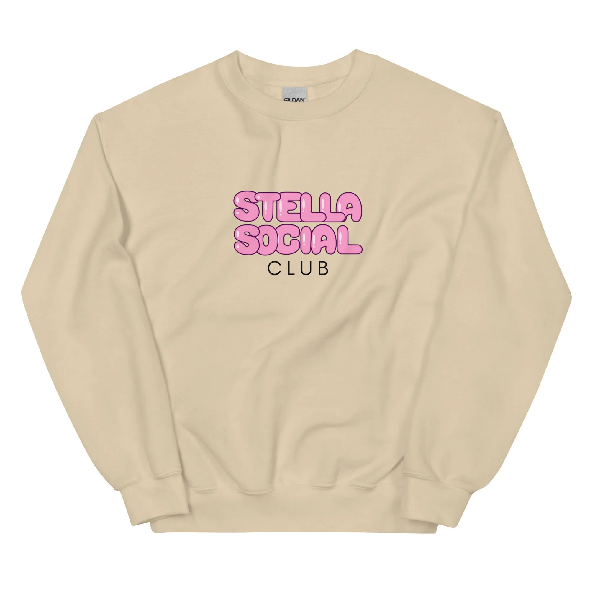"Stella Social Club" Bubble Crewneck (light)