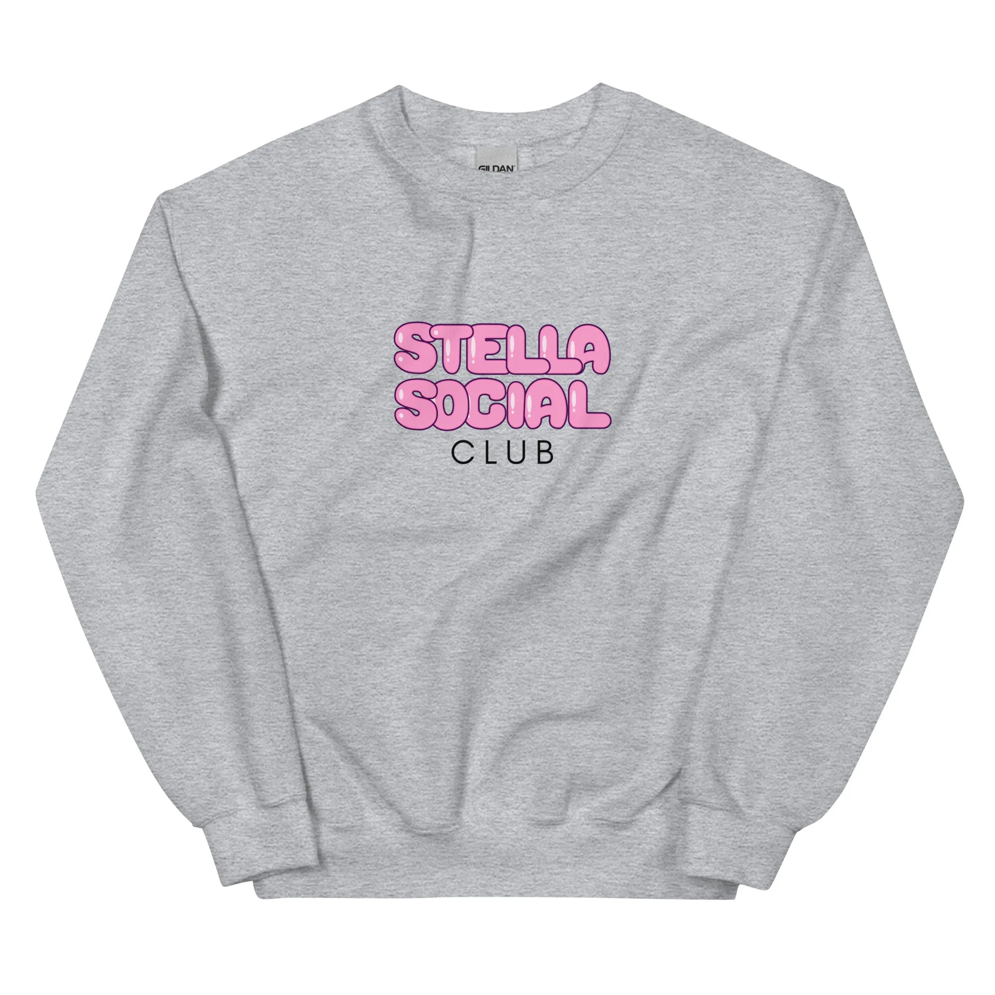 "Stella Social Club" Bubble Crewneck (light)