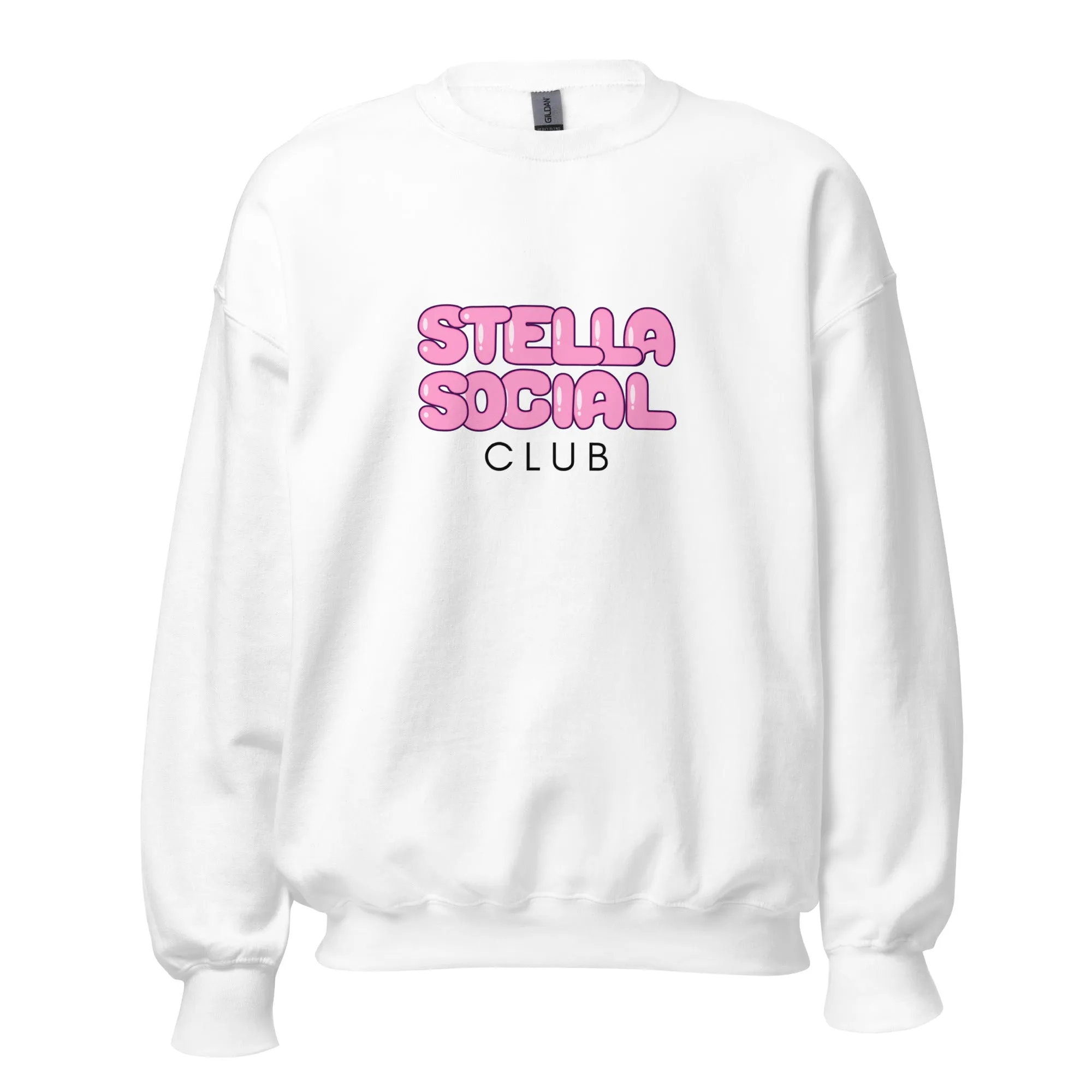 "Stella Social Club" Bubble Crewneck (light)