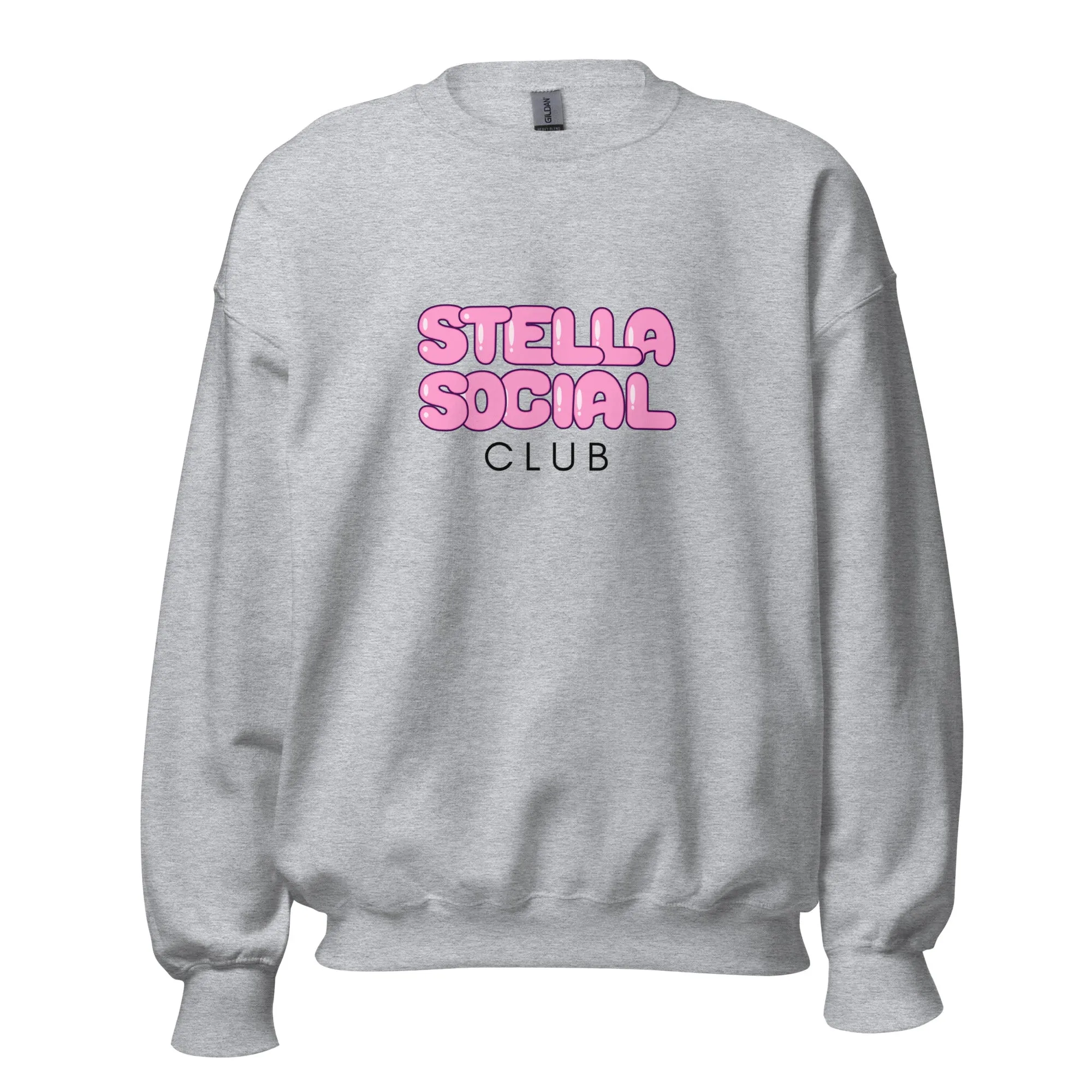 "Stella Social Club" Bubble Crewneck (light)