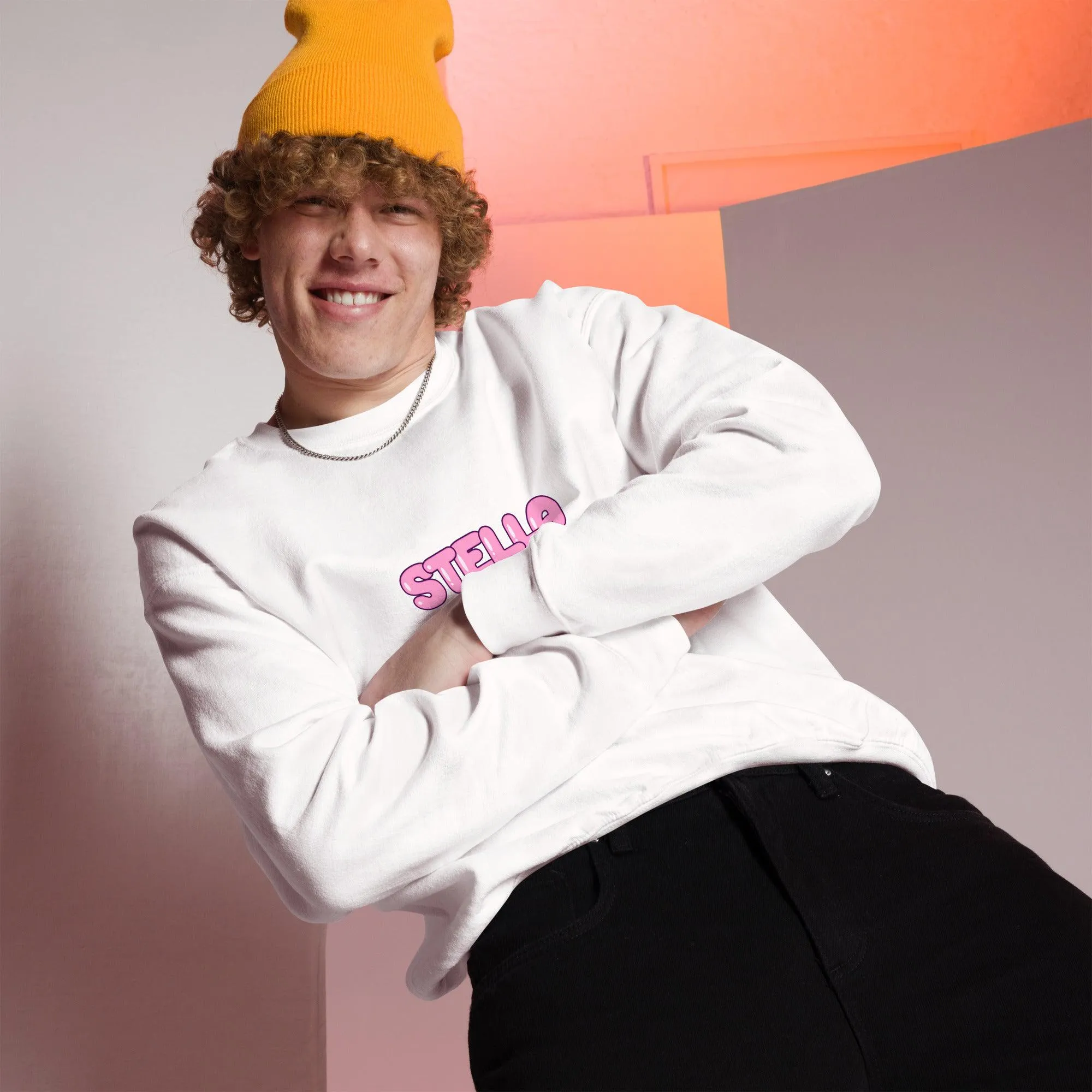 "Stella Social Club" Bubble Crewneck (light)