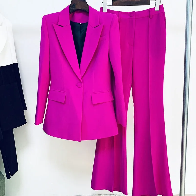 "Suited👢Booted " 2 Piece Blazer and Pant Suit
