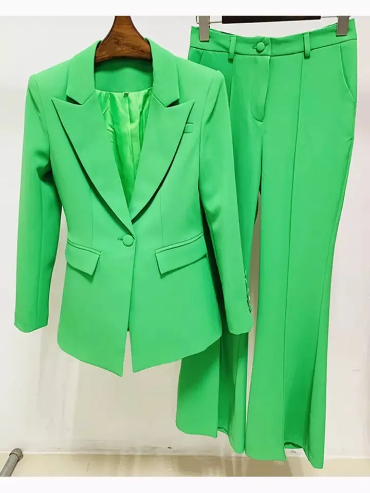 "Suited👢Booted " 2 Piece Blazer and Pant Suit