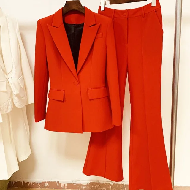 "Suited👢Booted " 2 Piece Blazer and Pant Suit