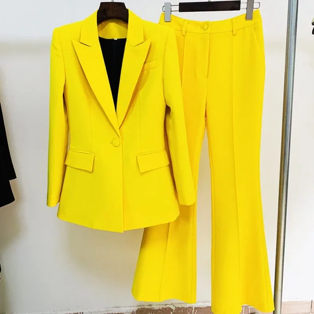 "Suited👢Booted " 2 Piece Blazer and Pant Suit