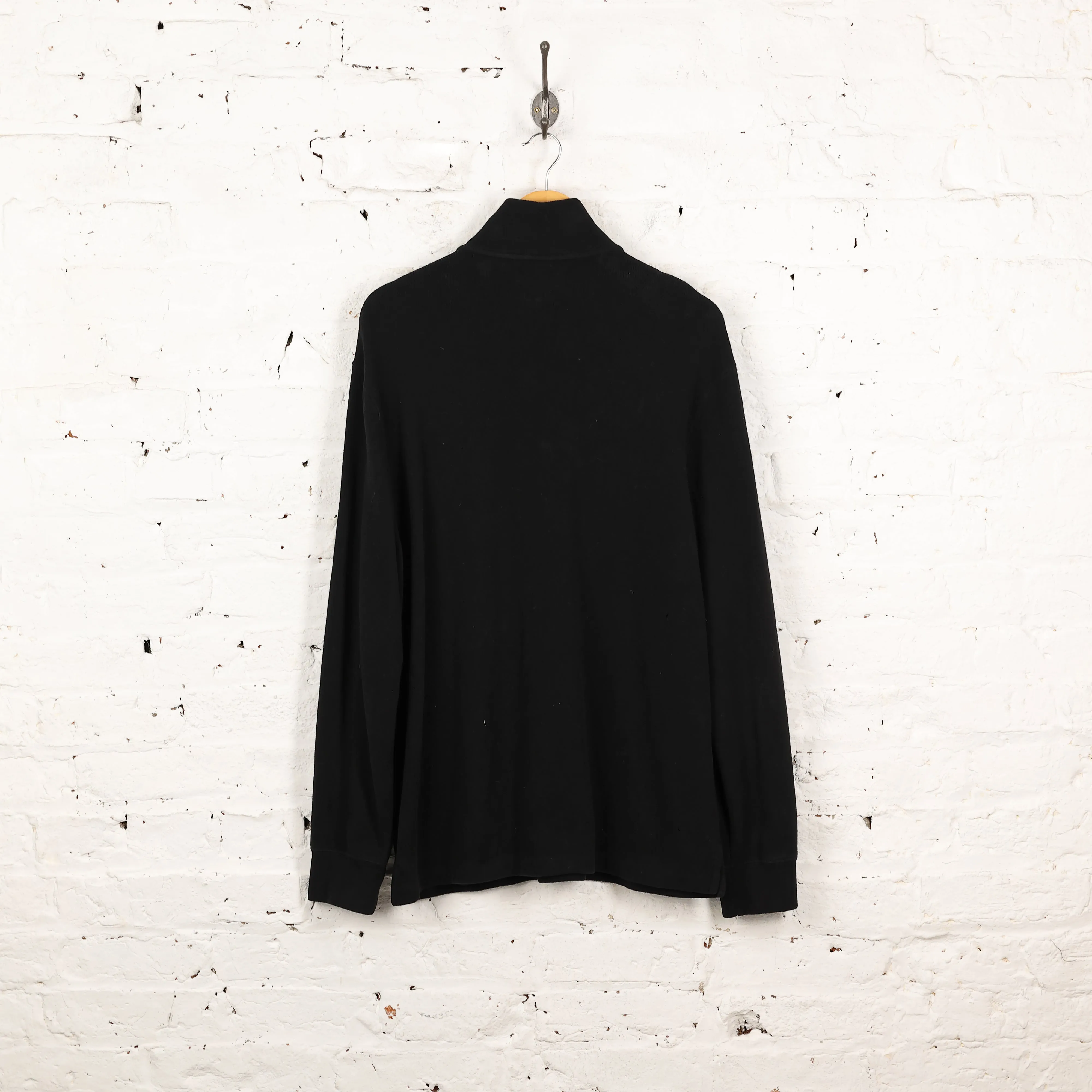 Ralph Lauren 1/4 Zip Sweatshirt - Black - L