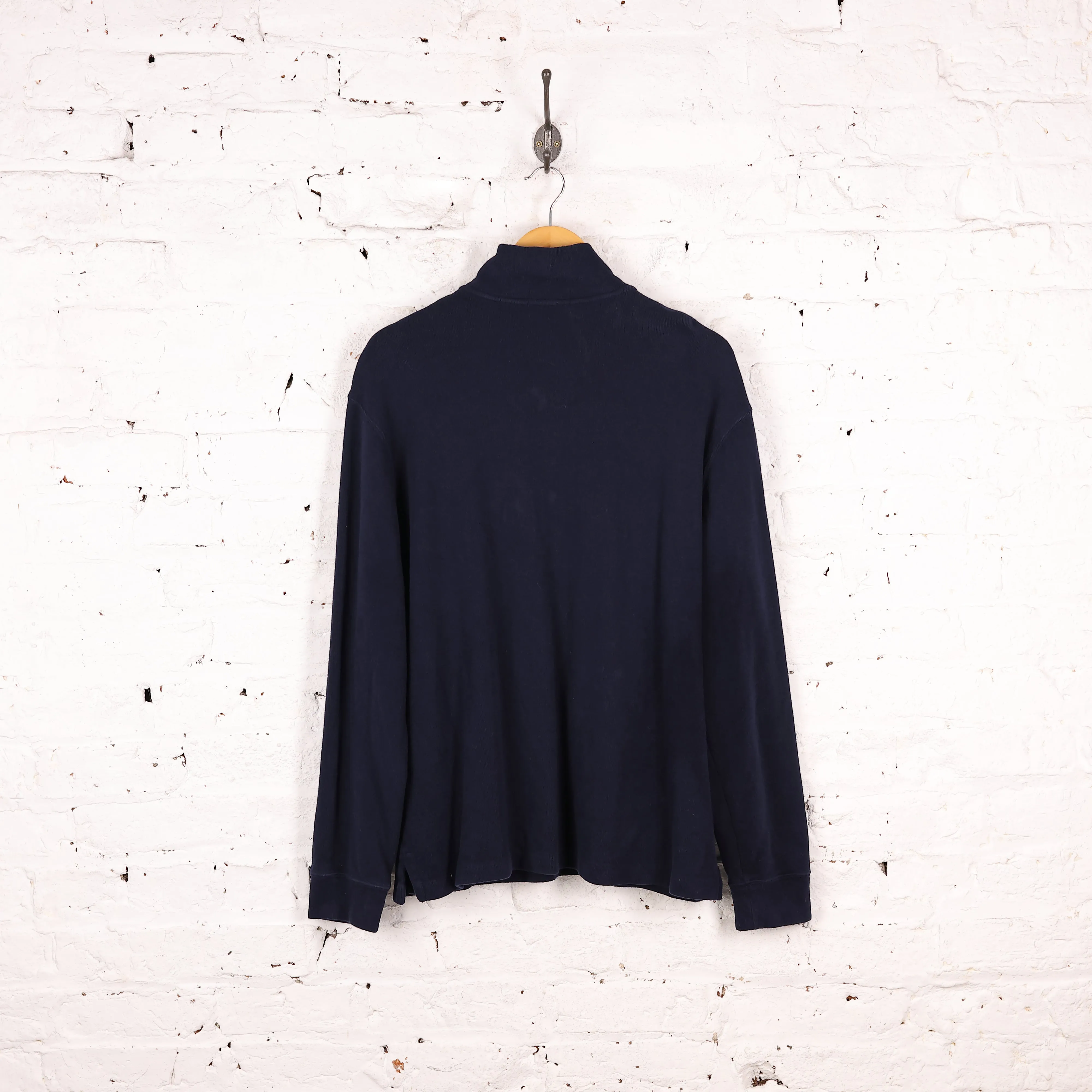 Ralph Lauren 1/4 Zip Sweatshirt - Blue - L