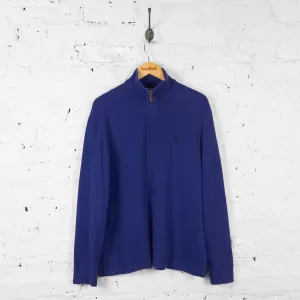 Ralph Lauren 1/4 Zip Sweatshirt - Blue - M