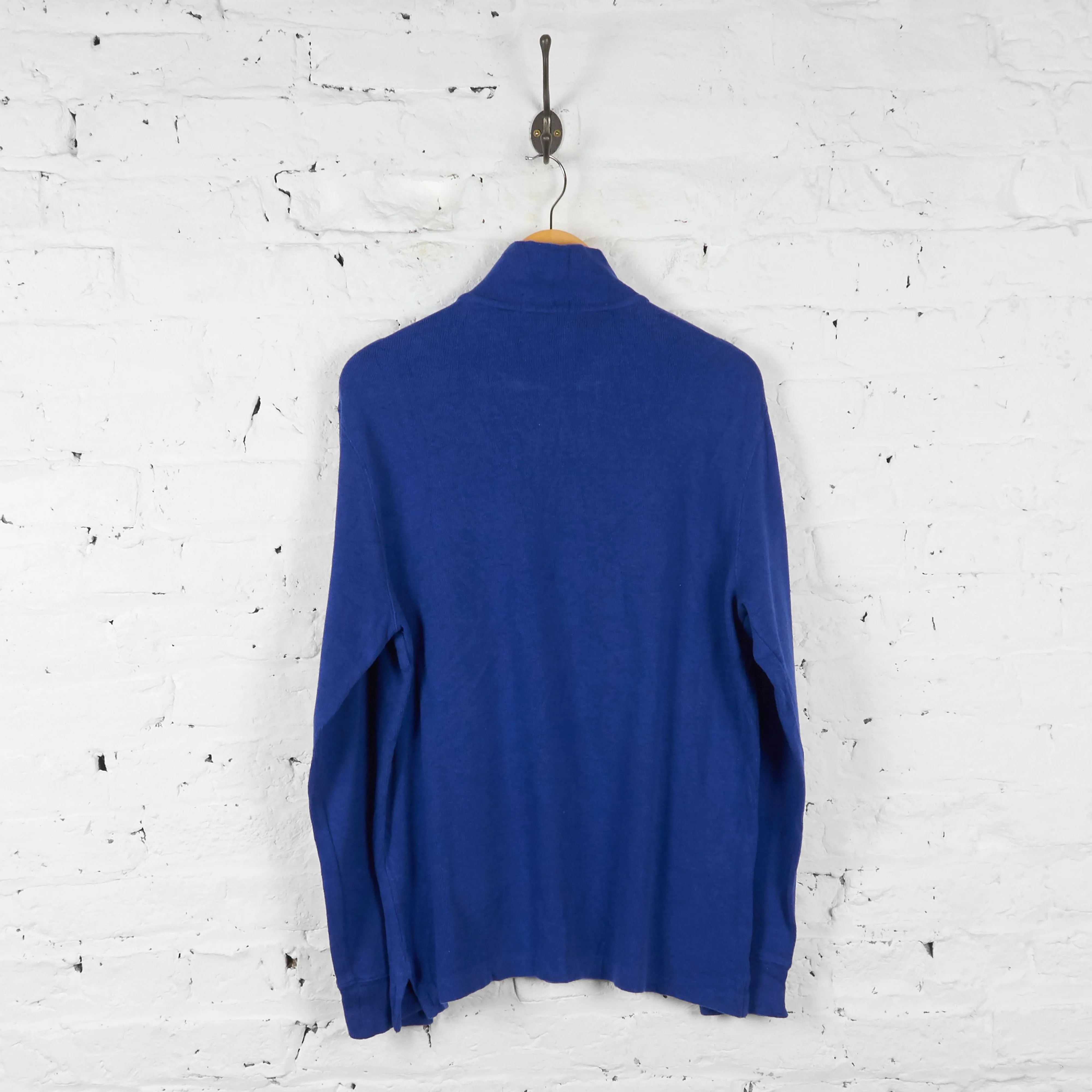 Ralph Lauren 1/4 Zip Sweatshirt - Blue - M