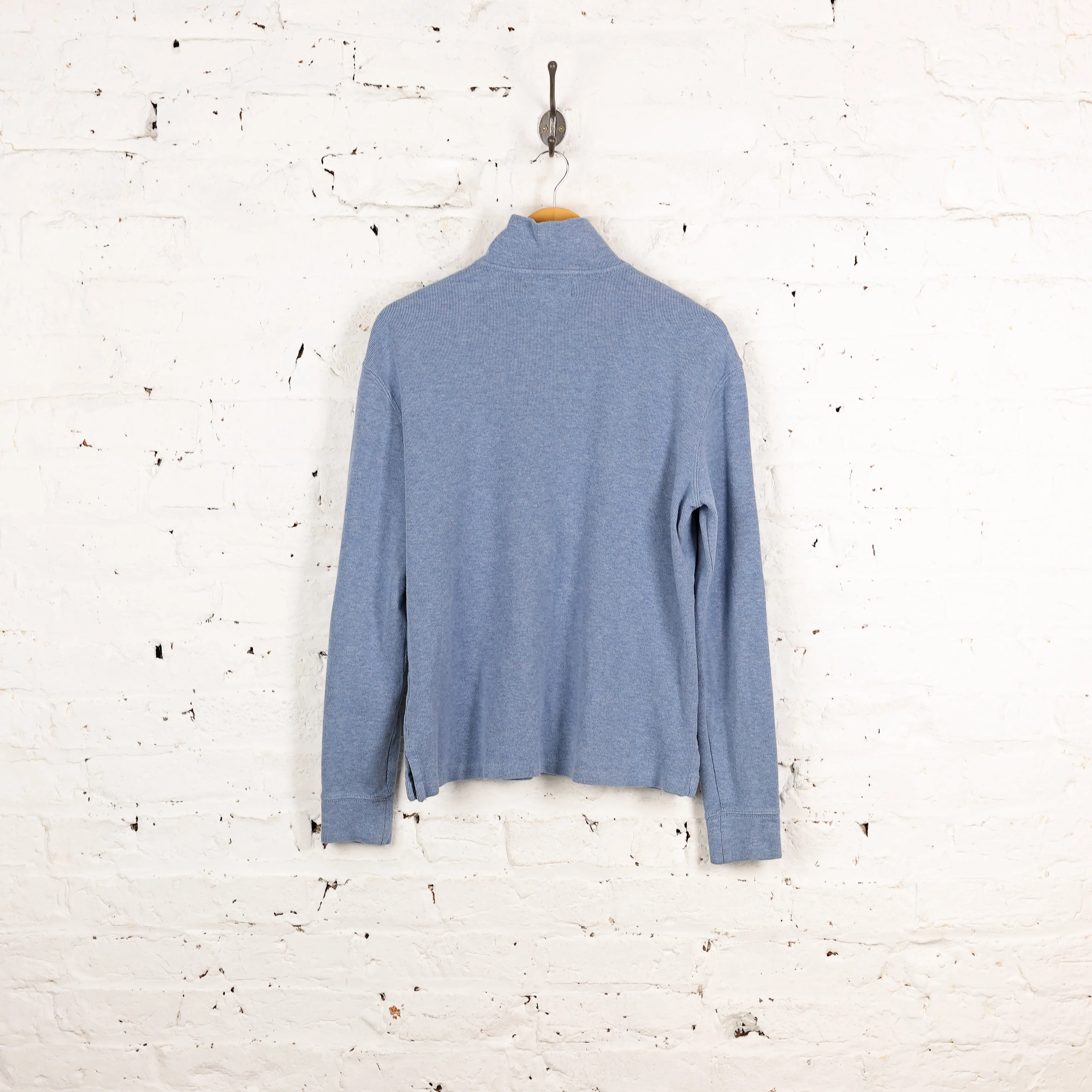 Ralph Lauren 1/4 Zip Sweatshirt - Blue - S