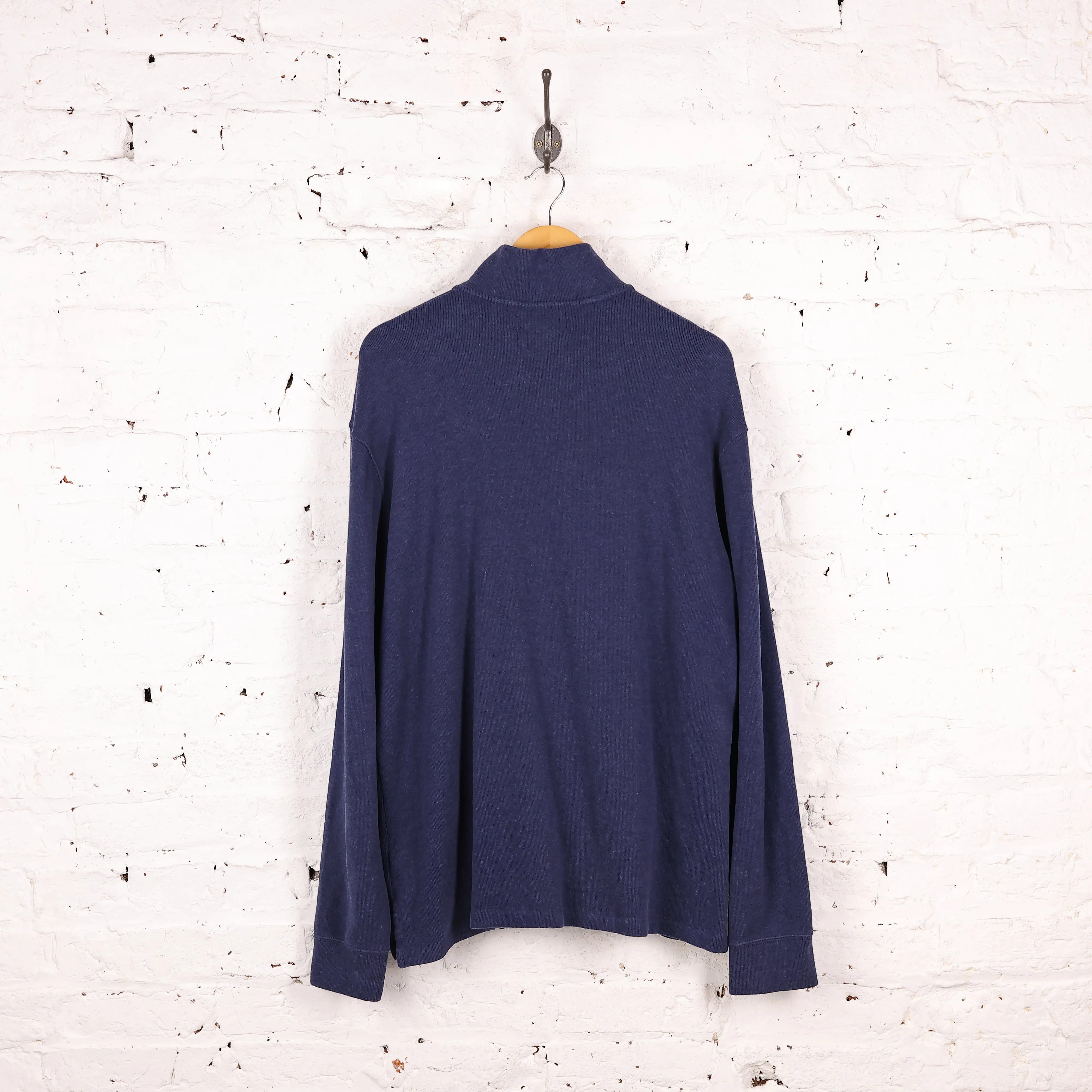 Ralph Lauren 1/4 Zip Sweatshirt - Blue - XL