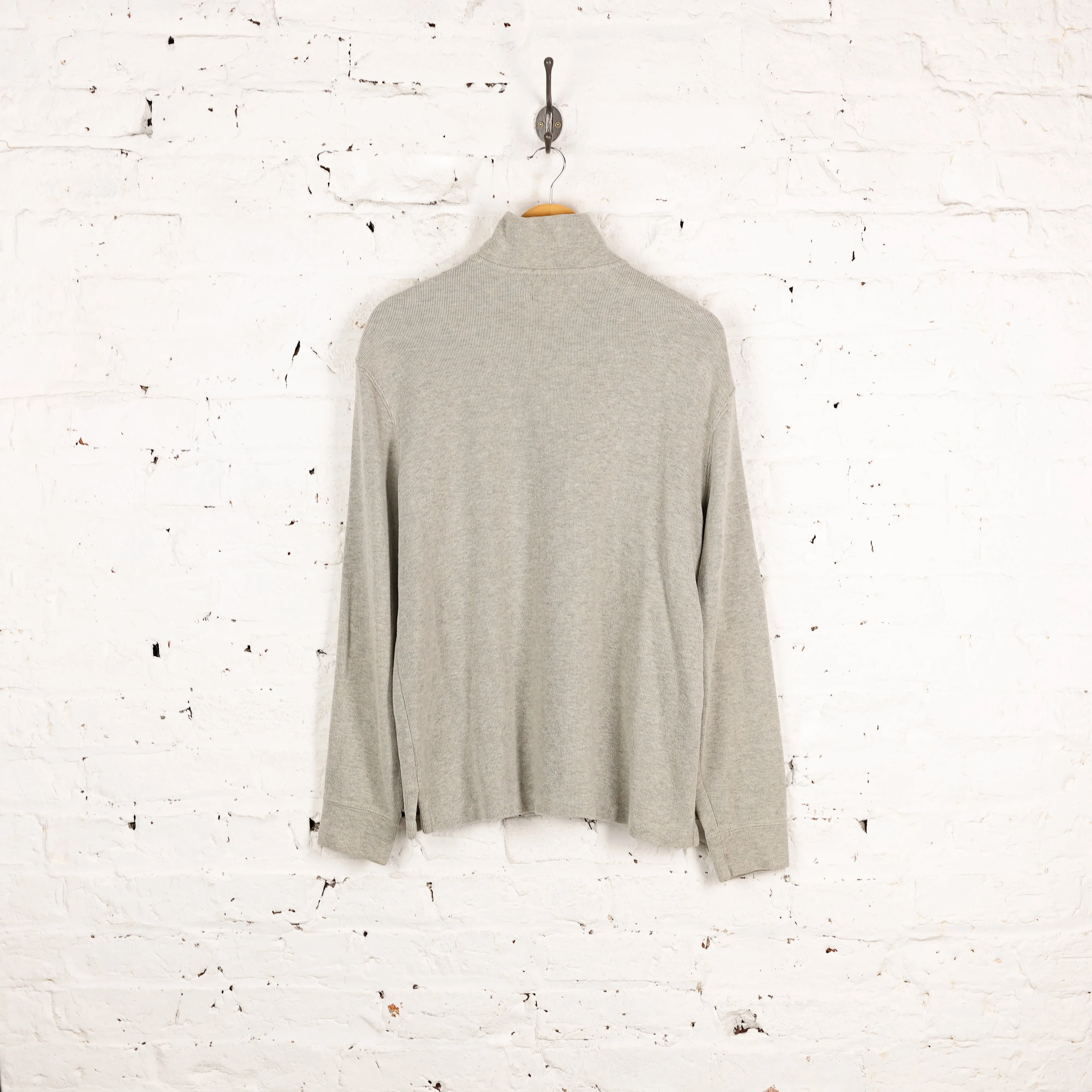 Ralph Lauren 1/4 Zip Sweatshirt - Grey - L