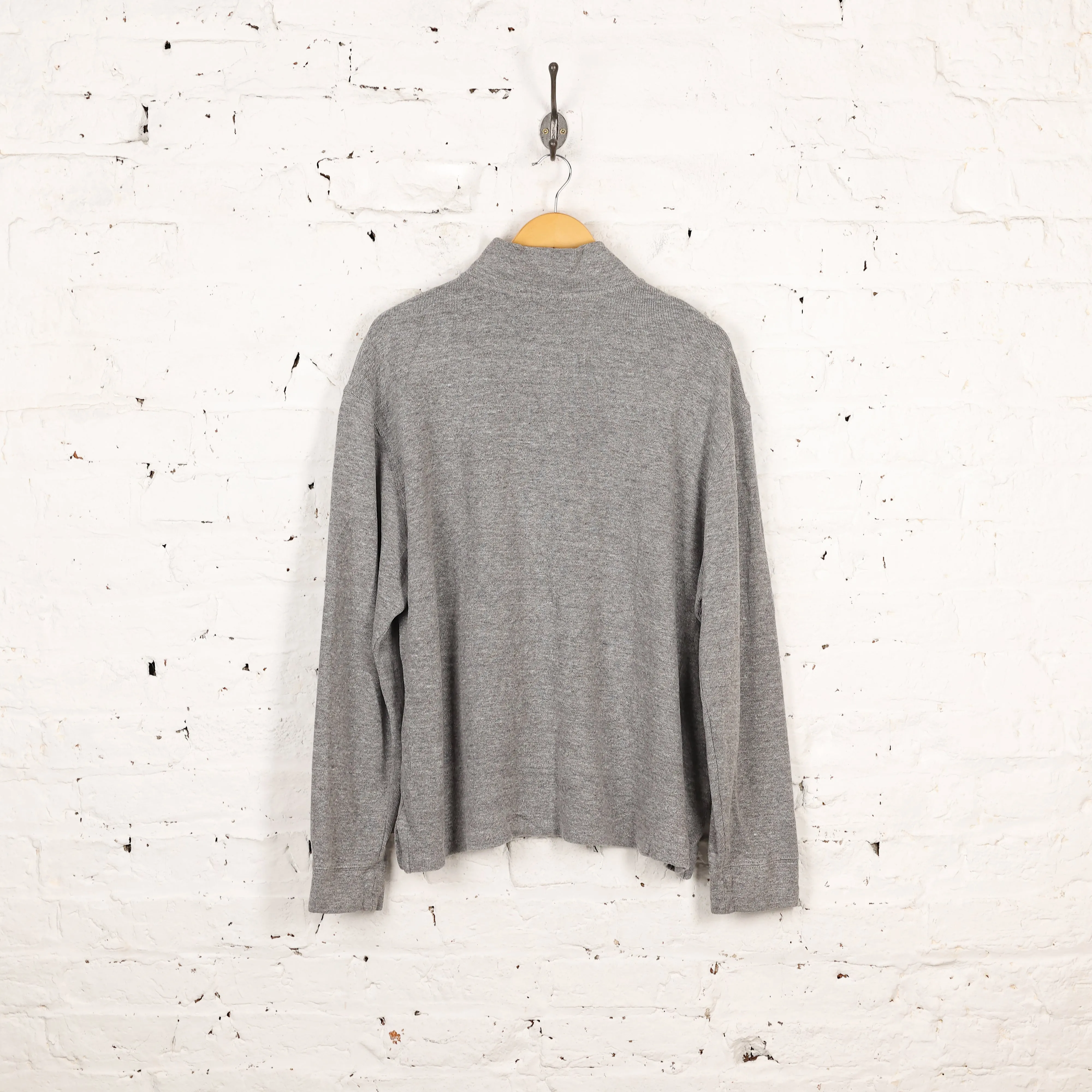 Ralph Lauren 1/4 Zip Sweatshirt - Grey - L
