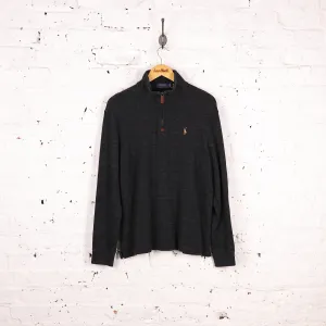 Ralph Lauren 1/4 Zip Sweatshirt - Grey - L