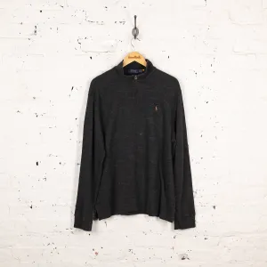 Ralph Lauren 1/4 Zip Sweatshirt - Grey - L