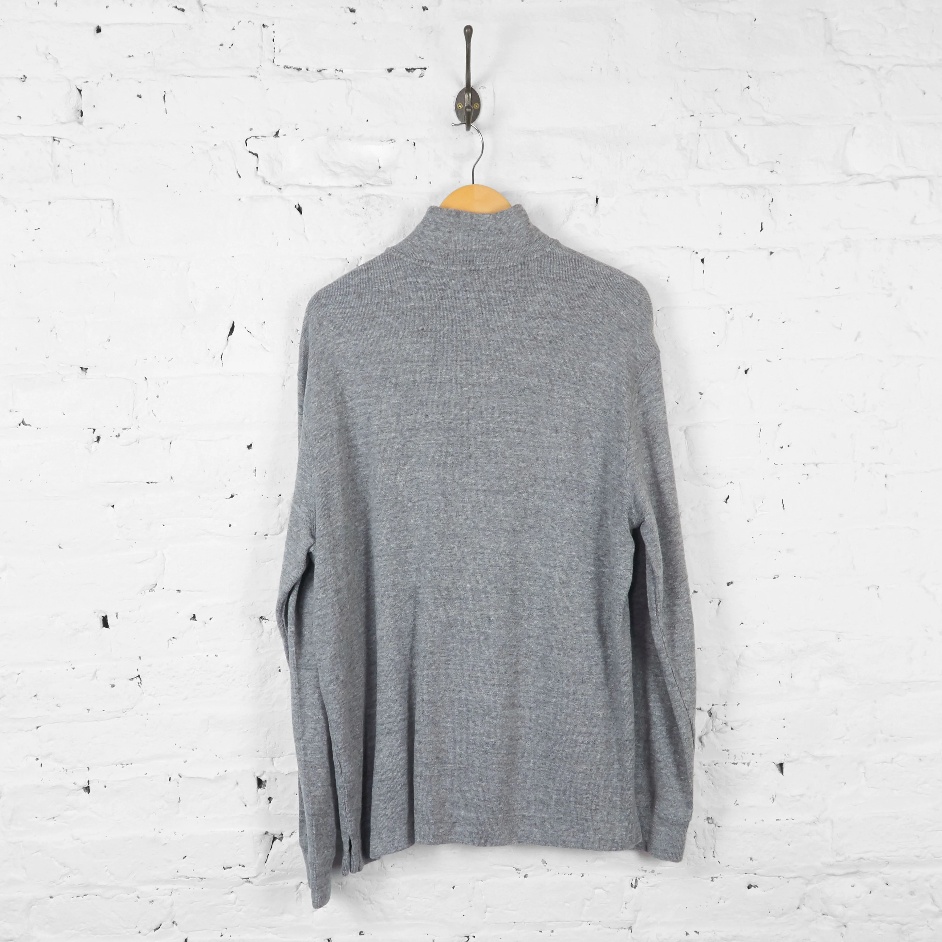 Ralph Lauren 1/4 Zip Sweatshirt - Grey - L