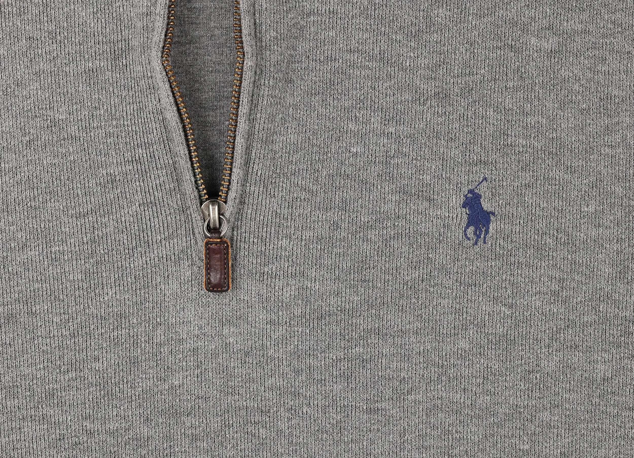 Ralph Lauren 1/4 Zip Sweatshirt - Grey - M