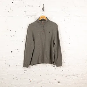 Ralph Lauren 1/4 Zip Sweatshirt - Grey - M