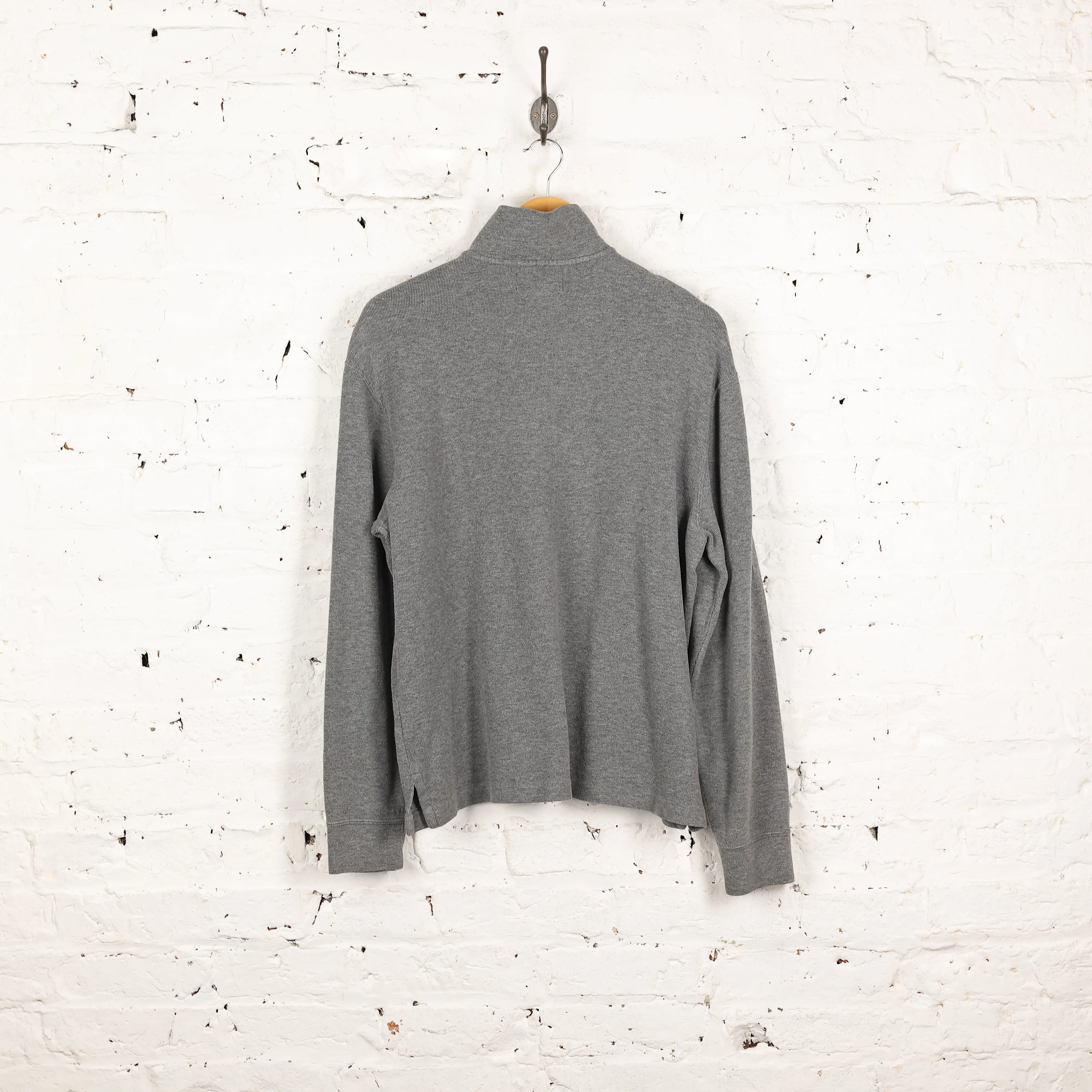 Ralph Lauren 1/4 Zip Sweatshirt - Grey - M