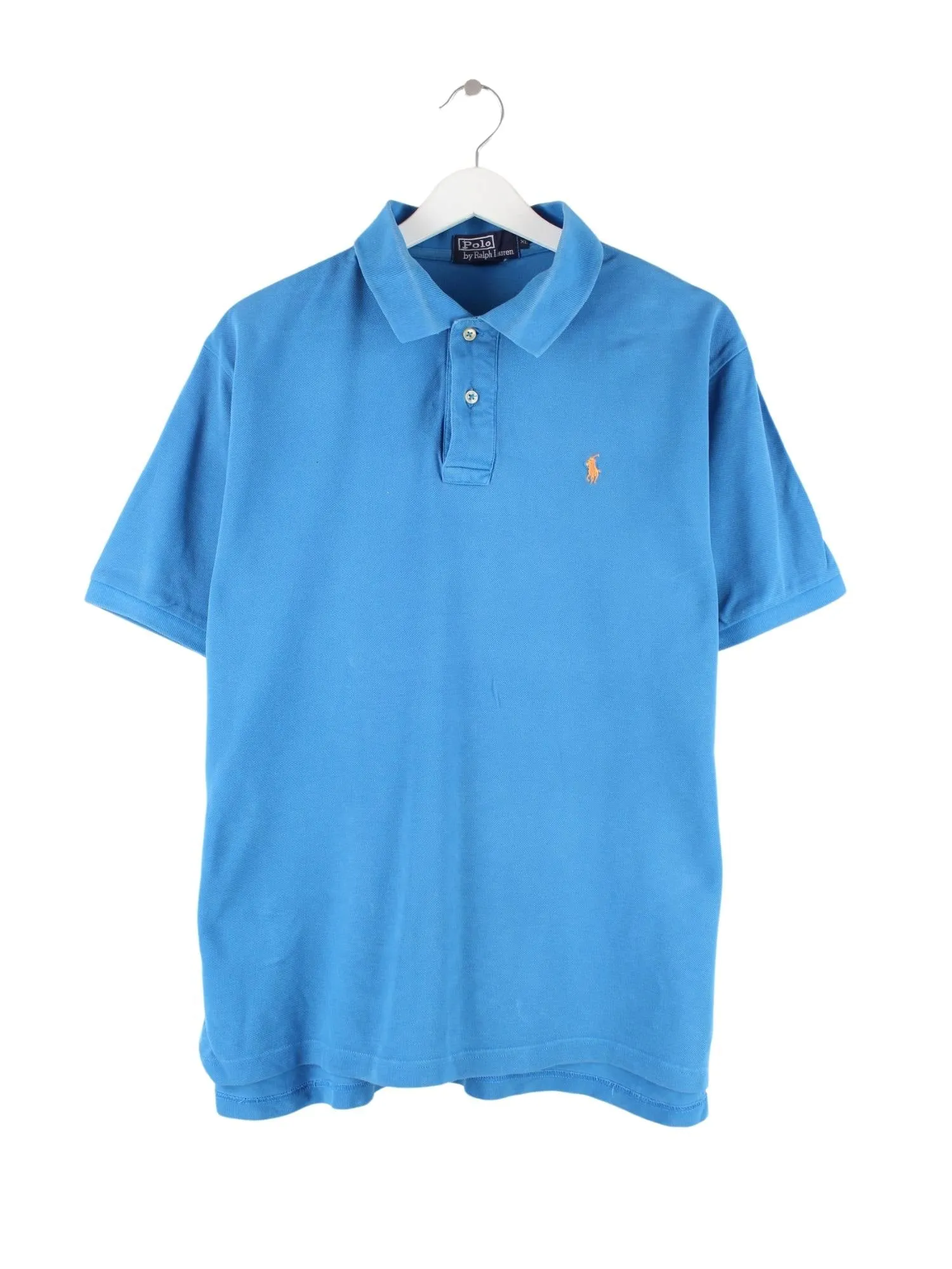 Ralph Lauren 90s Vintage Basic Polo Blau XL