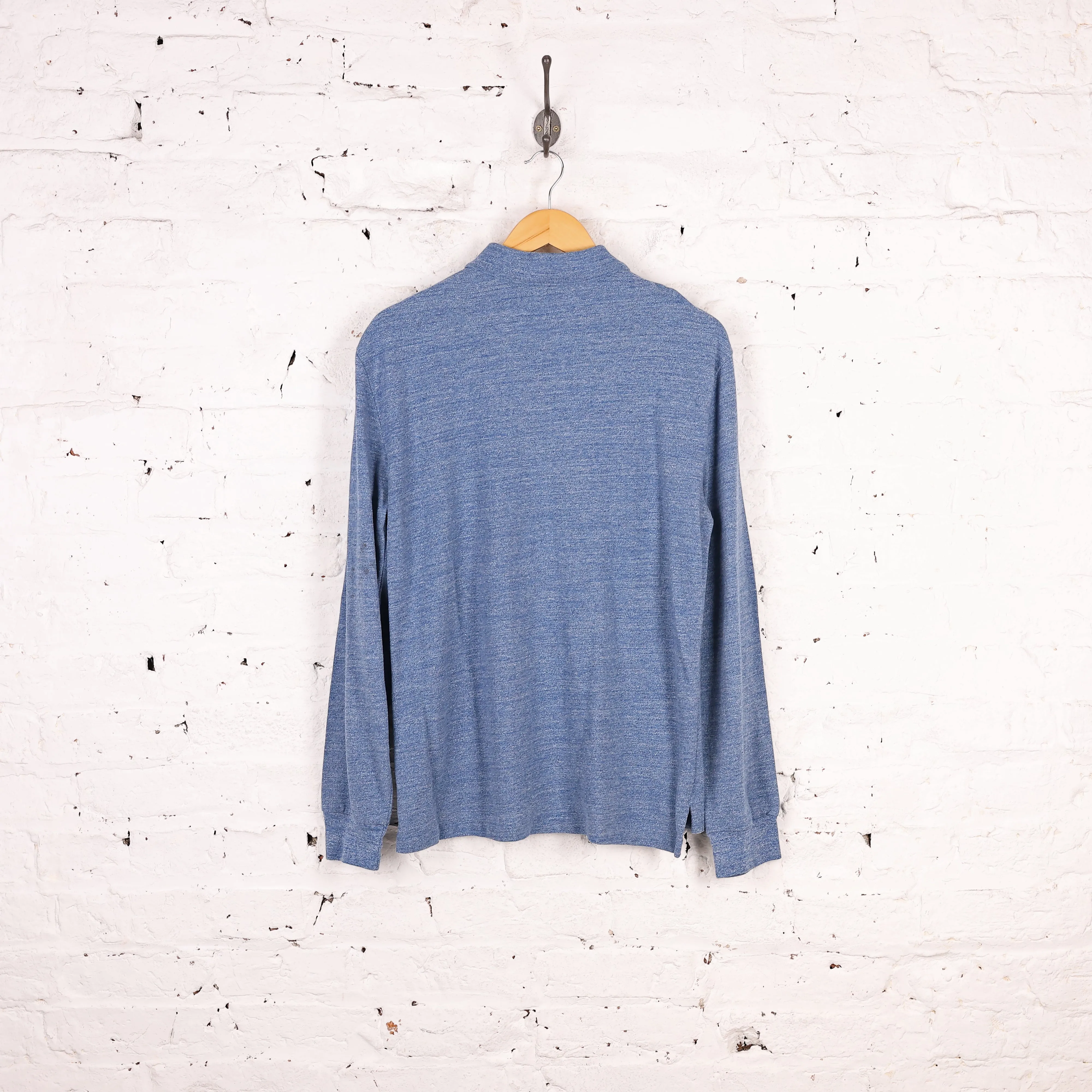 Ralph Lauren Long Sleeve Polo Shirt - Blue - L