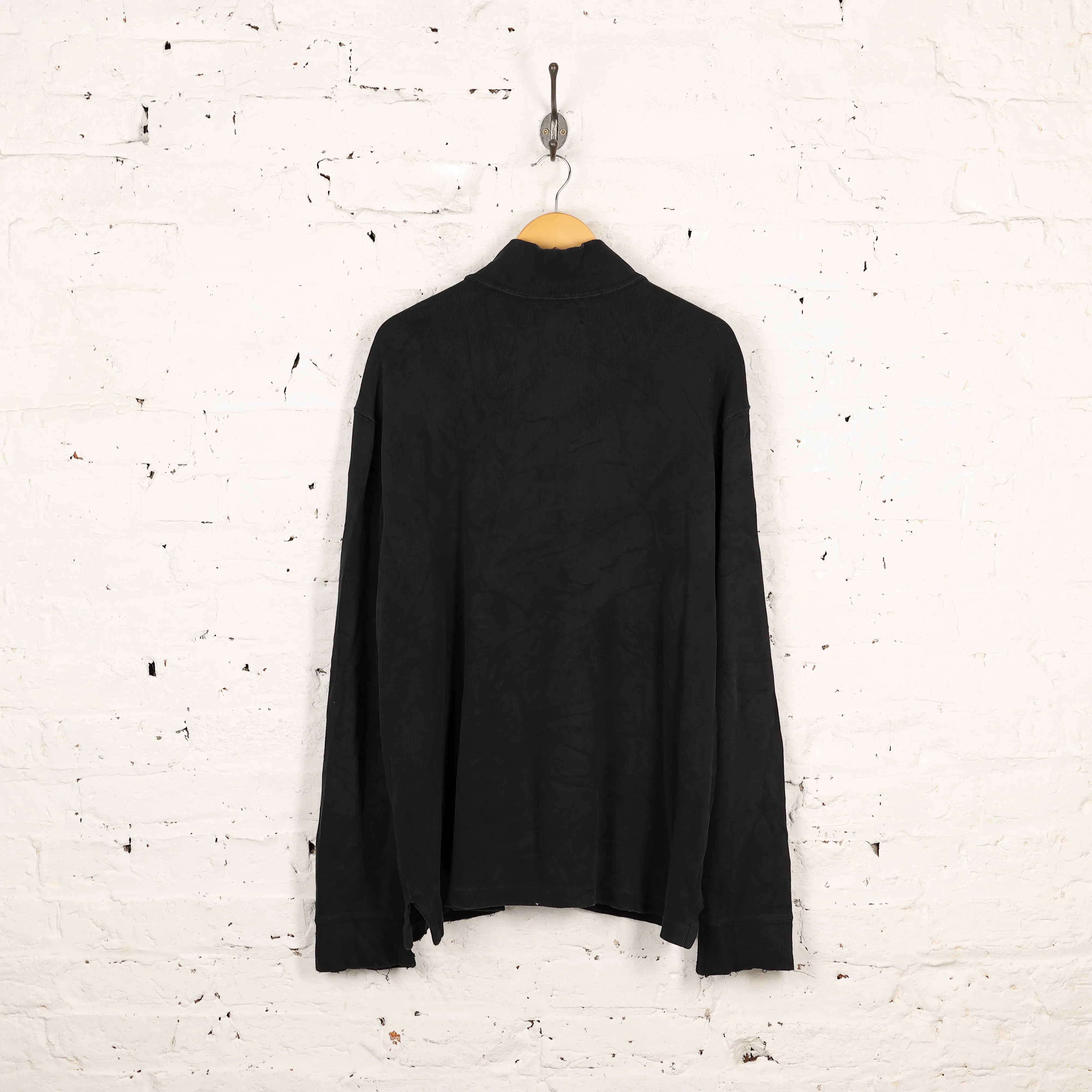 Ralph Lauren Polo 1/4 Zip Sweatshirt - Black - XL