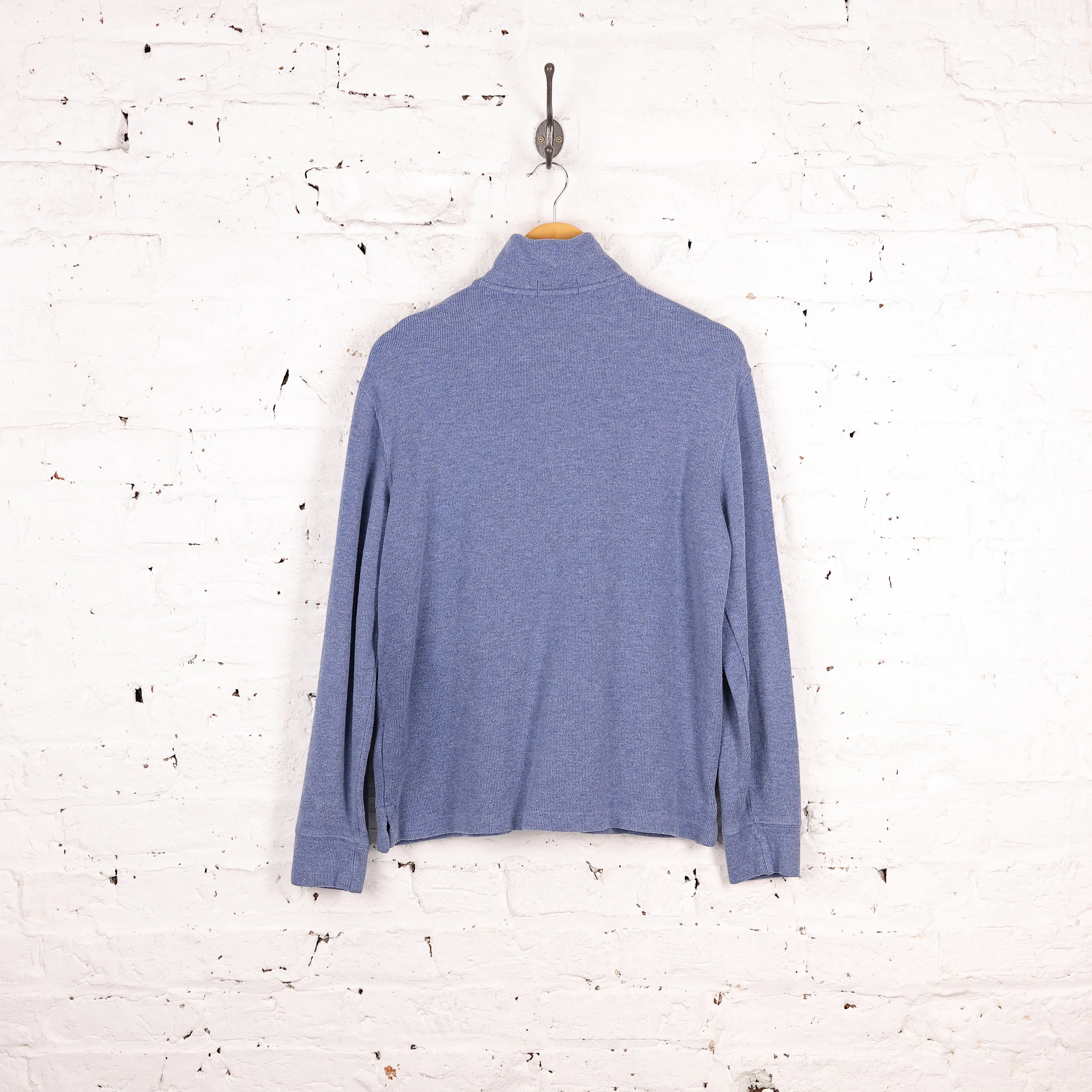 Ralph Lauren Polo 1/4 Zip Sweatshirt - Blue - S