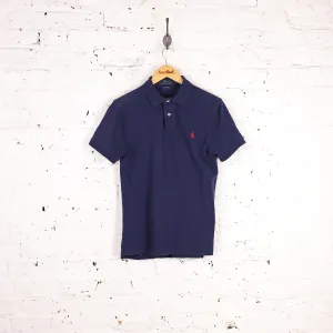 Ralph Lauren Short Sleeve Polo Shirt - Blue - M