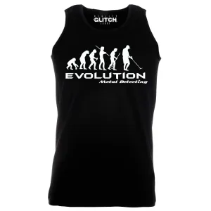 Reality Glitch Evolution of Metal Detector Mens Vest
