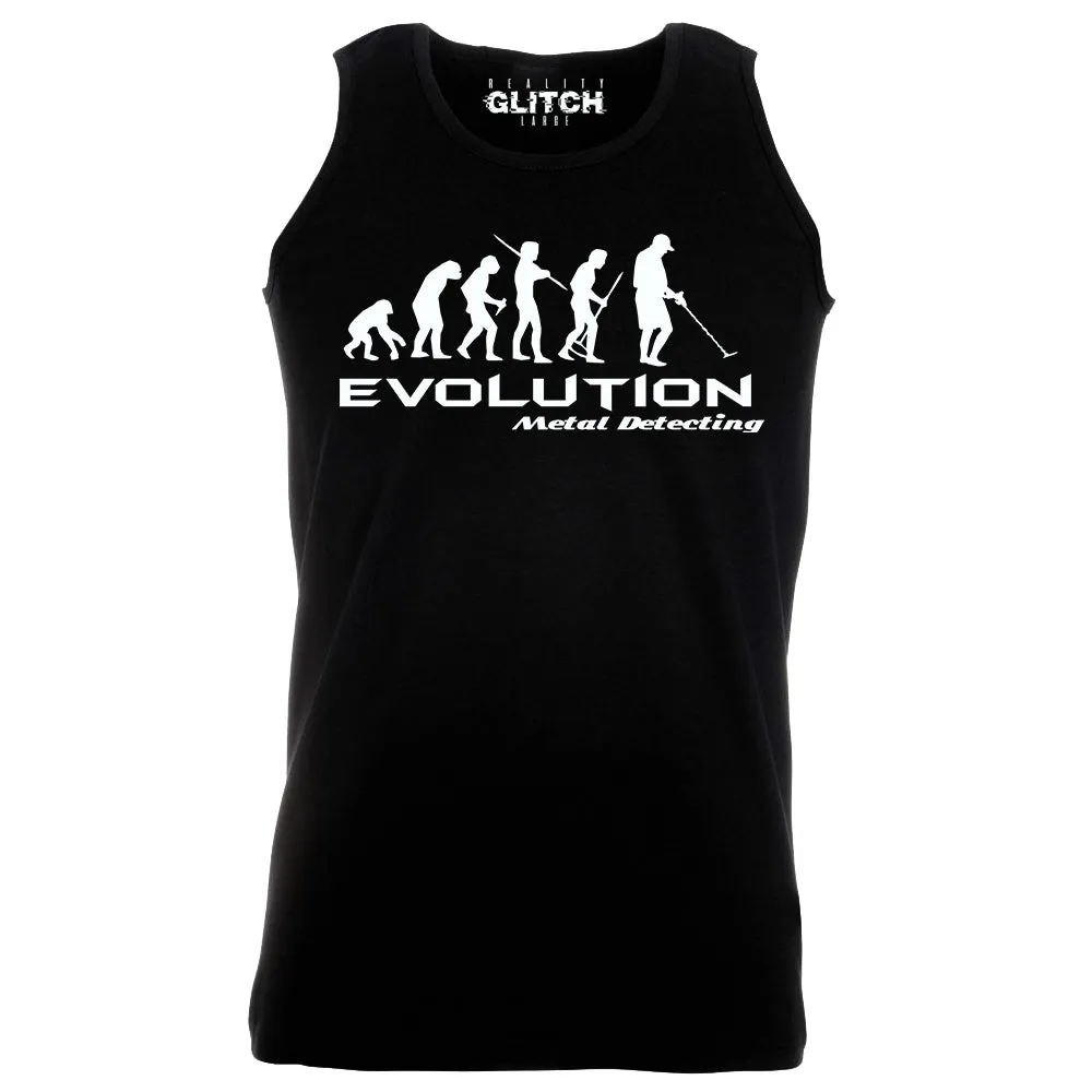 Reality Glitch Evolution of Metal Detector Mens Vest