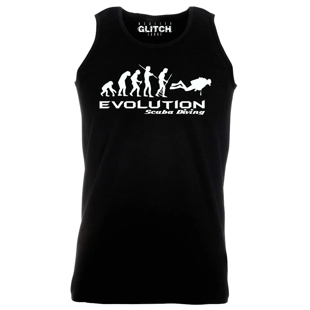 Reality Glitch Evolution of Scuba Diving Mens Vest