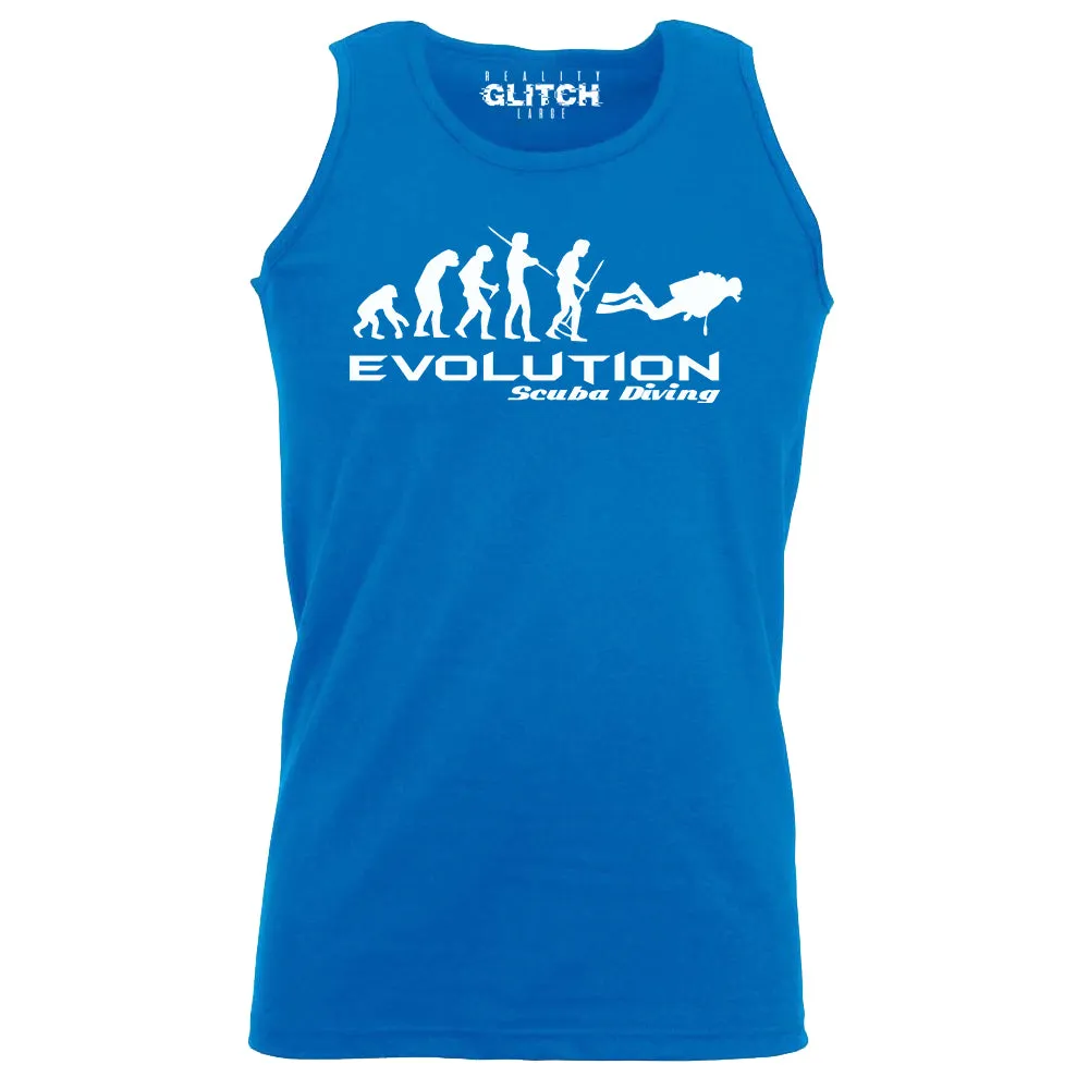 Reality Glitch Evolution of Scuba Diving Mens Vest