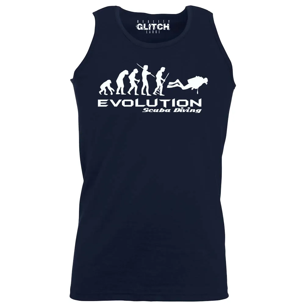 Reality Glitch Evolution of Scuba Diving Mens Vest