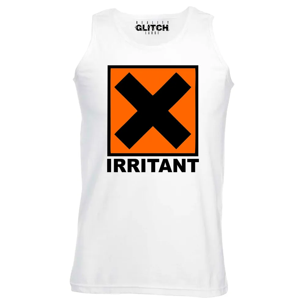 Reality Glitch Irritant Symbol Mens Vest