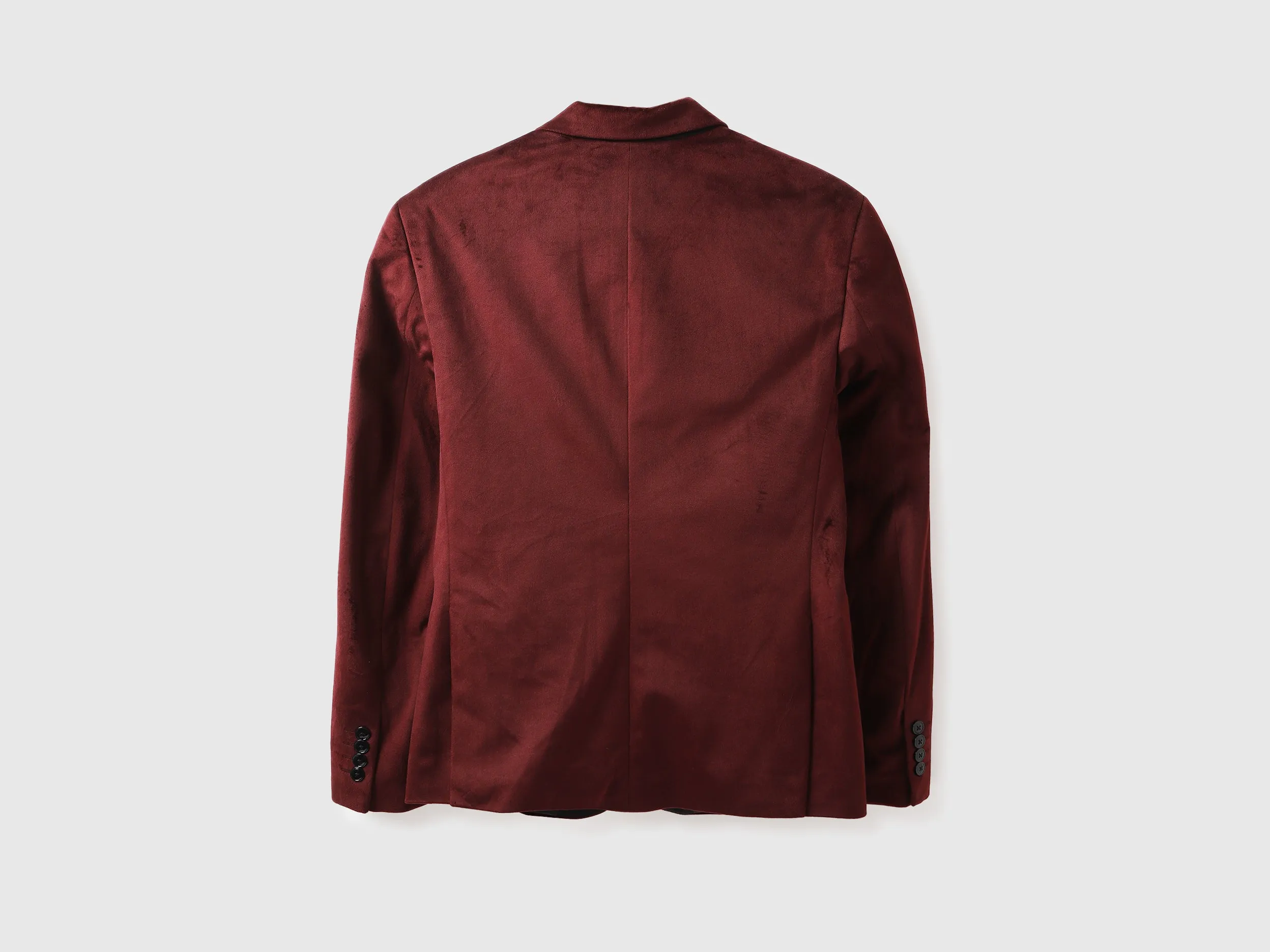 Regular Fit Lapel Collar Solid Blazer