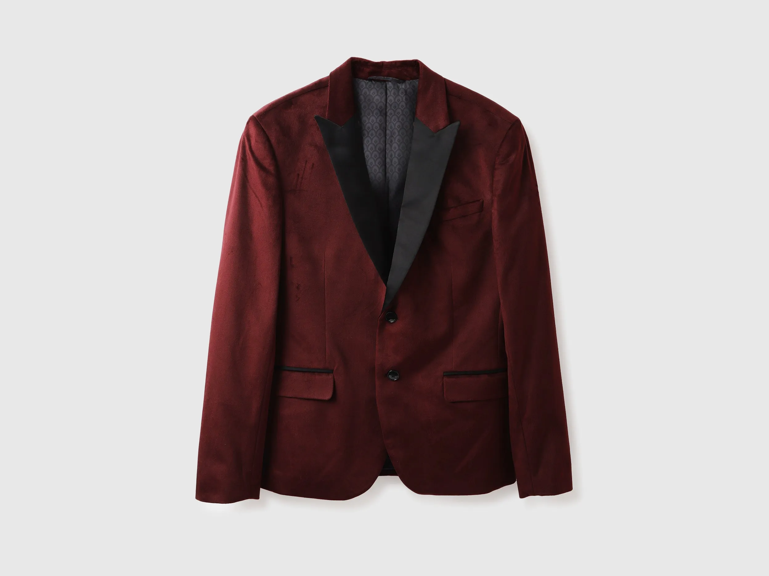 Regular Fit Lapel Collar Solid Blazer