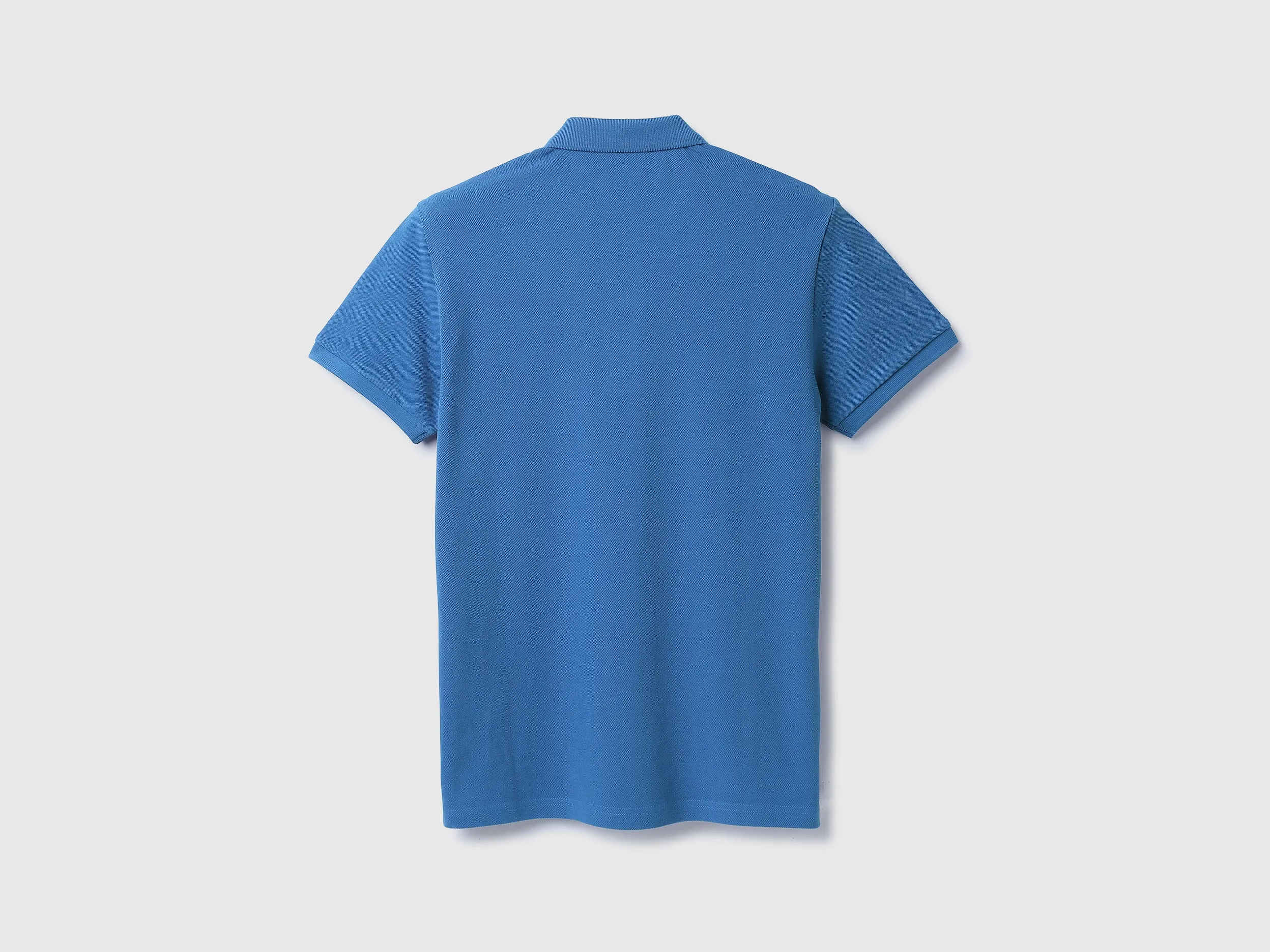 Regular Fit Ribbed Collar Solid T-Shirt