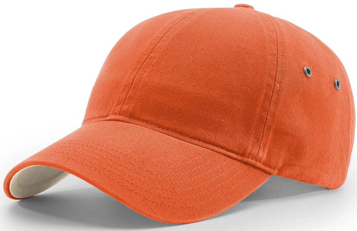 Richardson Washed Chino Polo Cap Mango