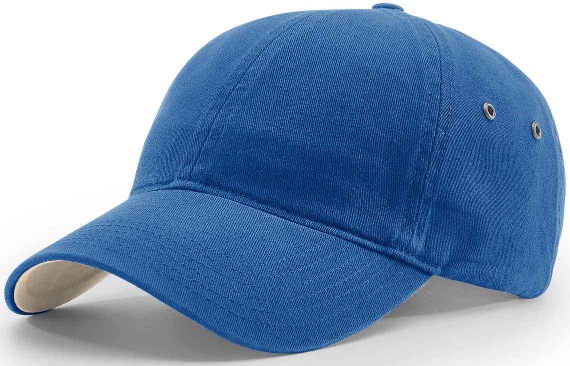 Richardson Washed Chino Polo Cap Royal
