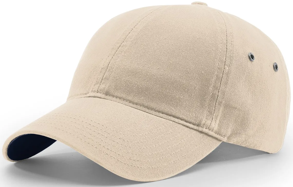 Richardson Washed Chino Polo Cap Stone