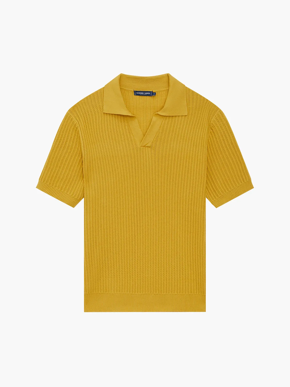 RINO CHAIN STITCH KNIT POLO