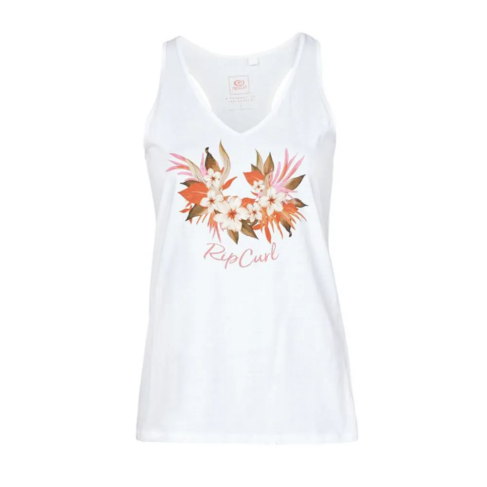 Rip Curl Branded Floral Tank Top